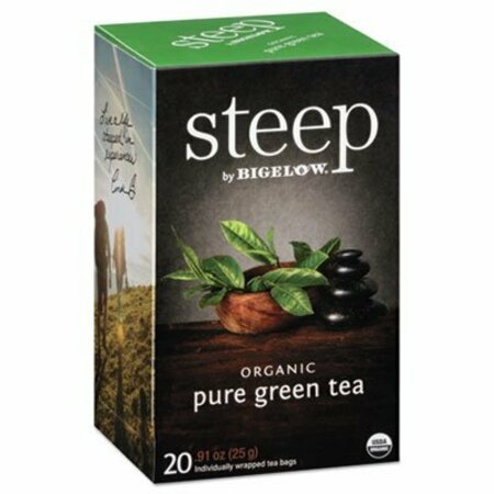 BIGELOW TEA CO Bigelow, Steep Tea, Pure Green, 0.91 Oz Tea Bag, 20PK 17703